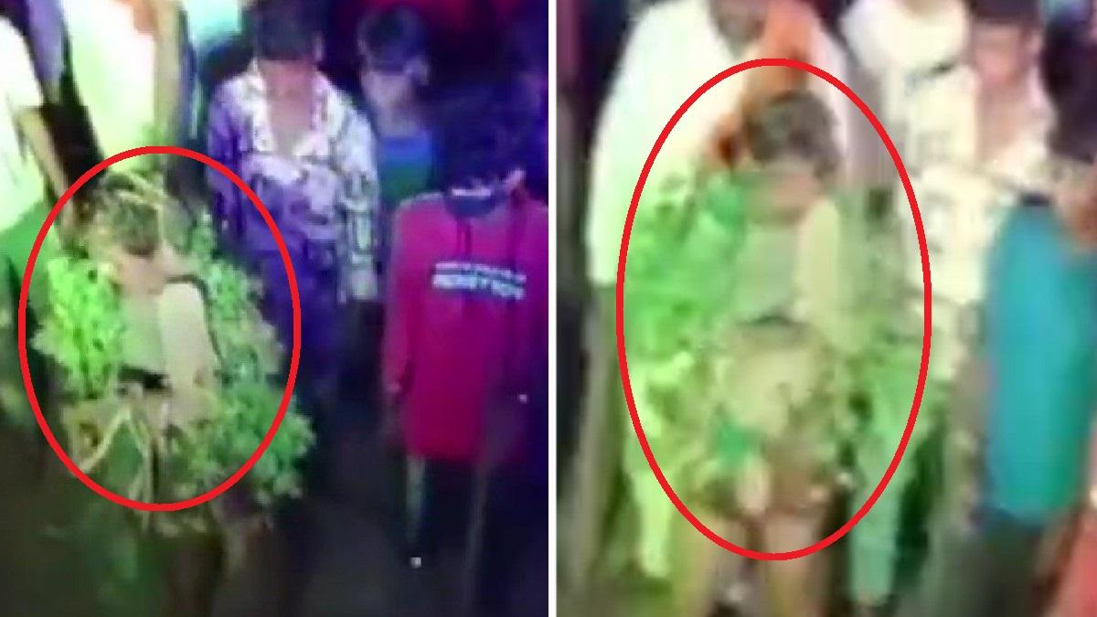 डीजे की धुन पर निकाला दामाद का जुलूस. 