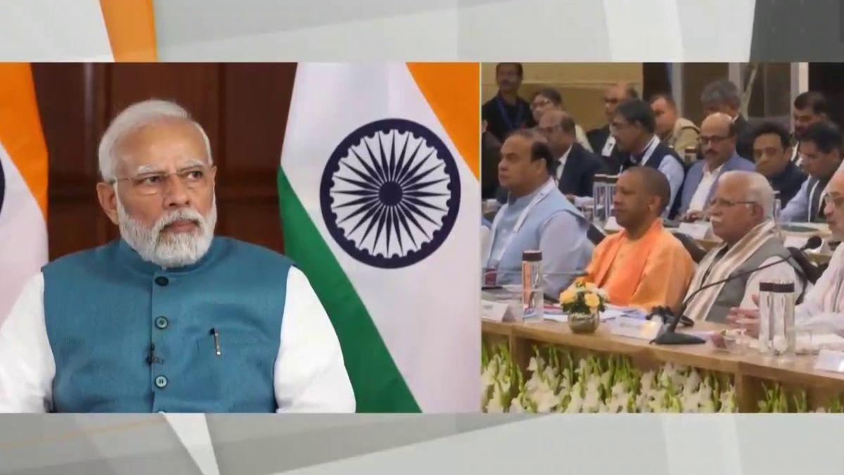 पीएम मोदी ने गृह मंत्रियों के चिंतन शिविर को किया संबोधित