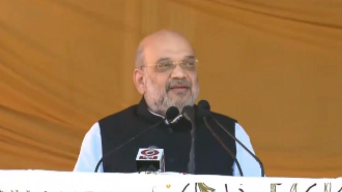 अमित शाह ने बारामूला में जनसभा को किया संबोधित 