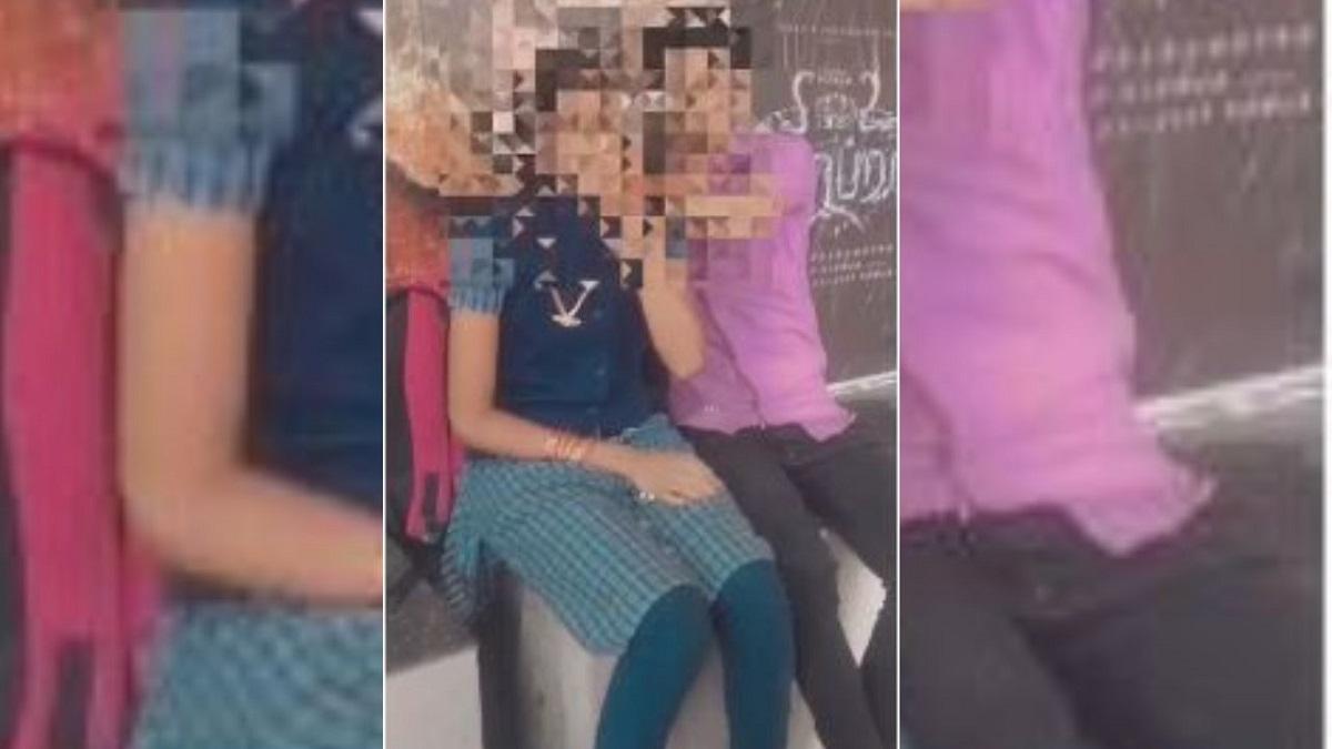 Video: स्कूल ड्रेस पहने बस स्टैंड पर बैठी थी 12वीं की छात्रा, लड़के ने पहना दिया मंगलसूत्र