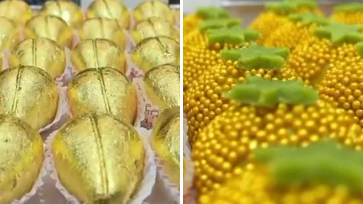 दिवाली पर तैयार की गई 11 हजार रुपए प्रति 1KG वाली मिठाई. (Photo: Aajtak)