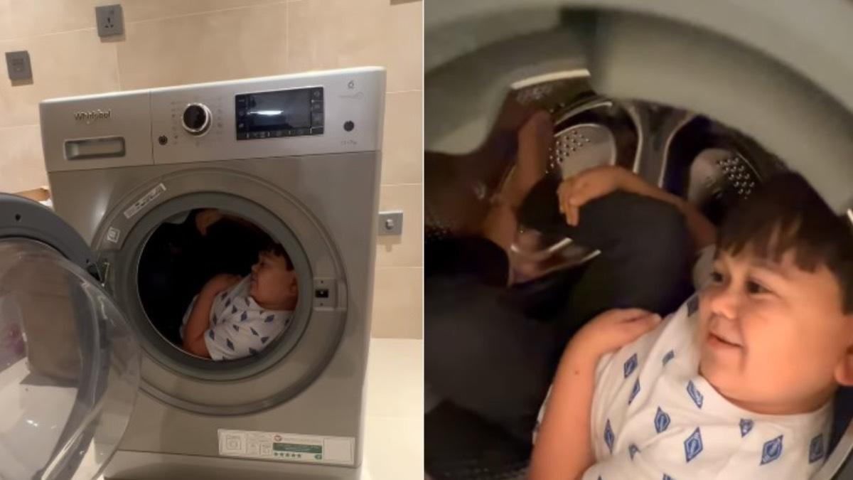 Bigg Boss: 3 फुट के Abdu Rozik का ये वीडियो करेगा हैरान, बेड पर नहीं वॉशिंग मशीन के अंदर सोए, फिर...