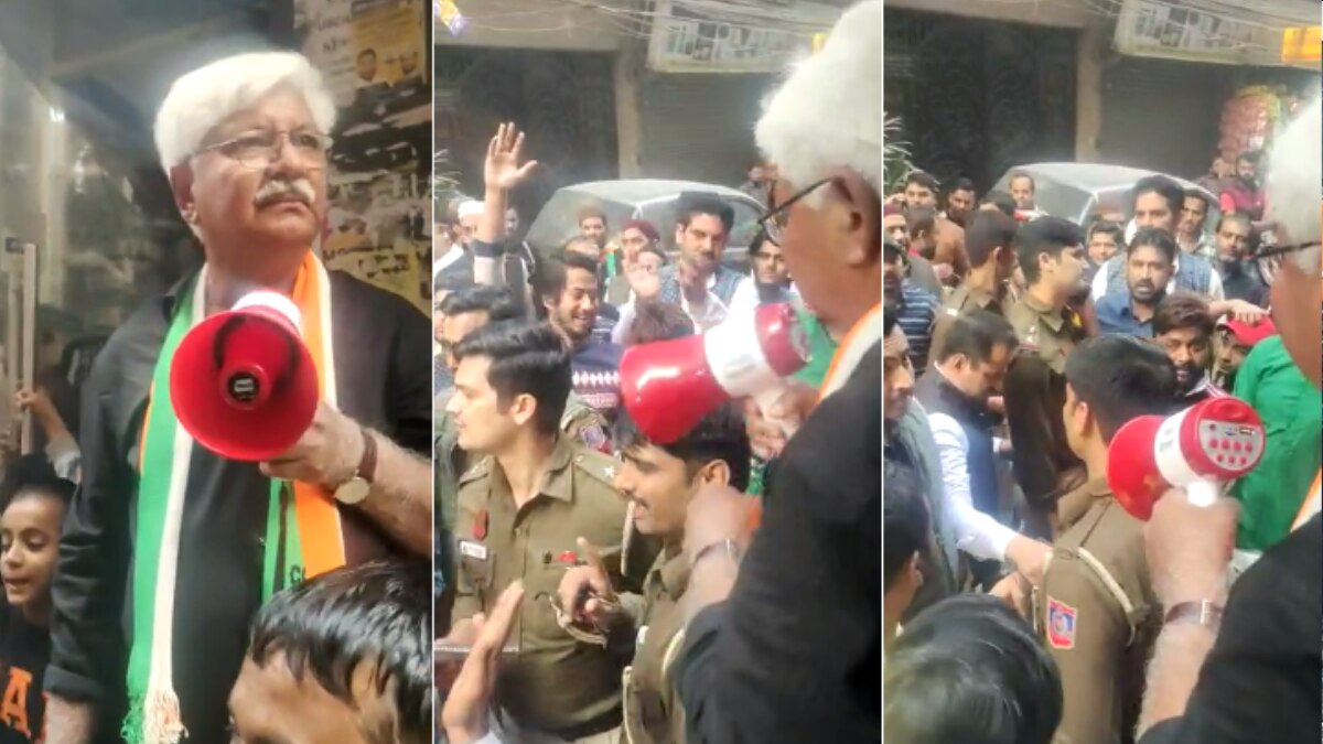 शाहीनबाग में एसआई से अभद्रता किए जाने का वीडियो सामने आया है.