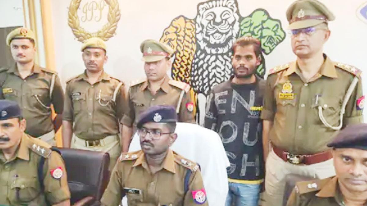 हत्या के आरोपी को पुलिस ने किया गिरफ्तार 