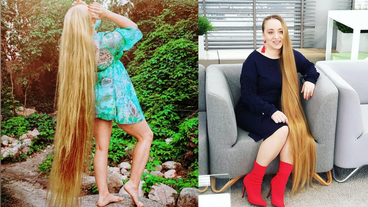 लड़की ने बताया अपने लंबे बालों का राज (Pic- Malgorzata Kulczyk) 