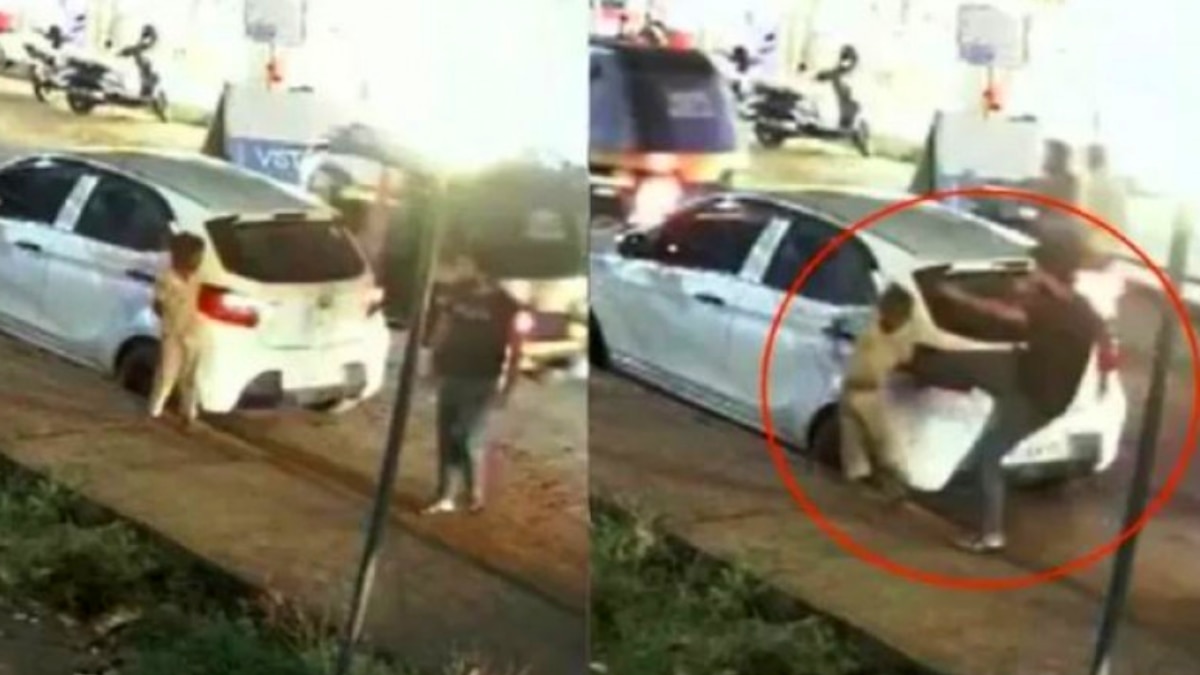 पूरी घटना सीसीटीवी में कैद हो गई