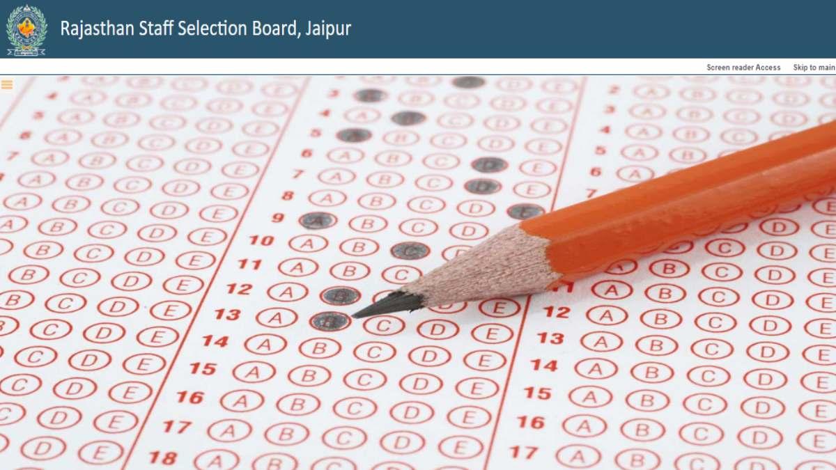 Rajasthan RSMSSB Forester Answer Key 2022