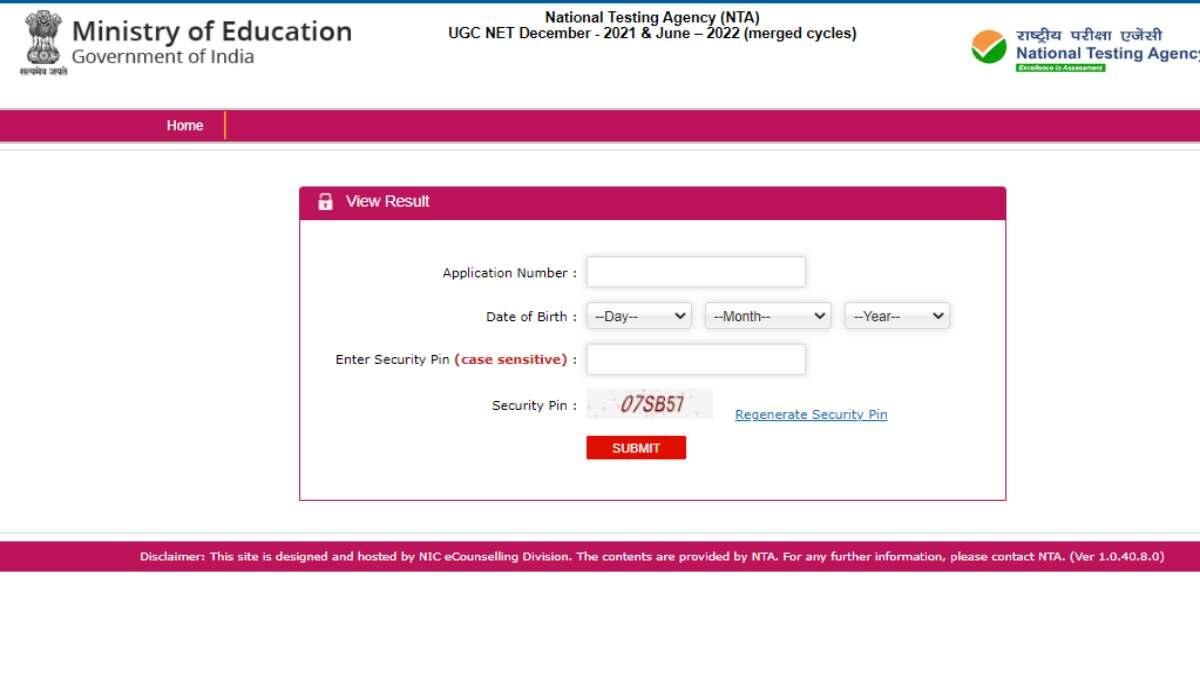 UGC NET Result 2022 Out