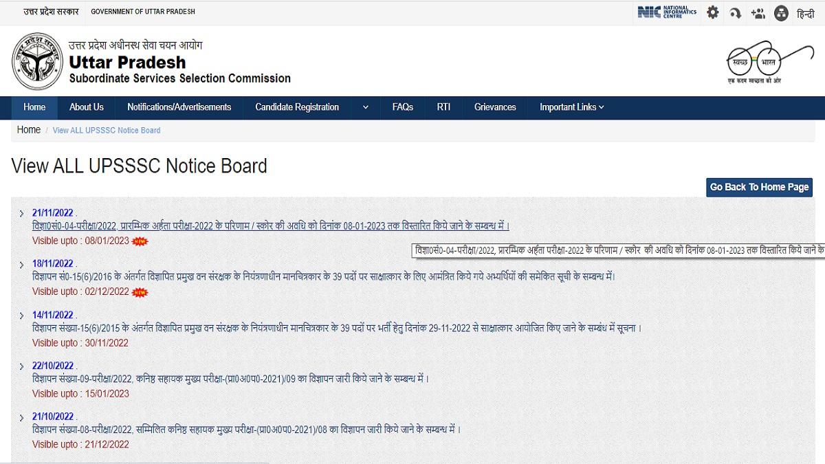 UP PET Result 2022 Update