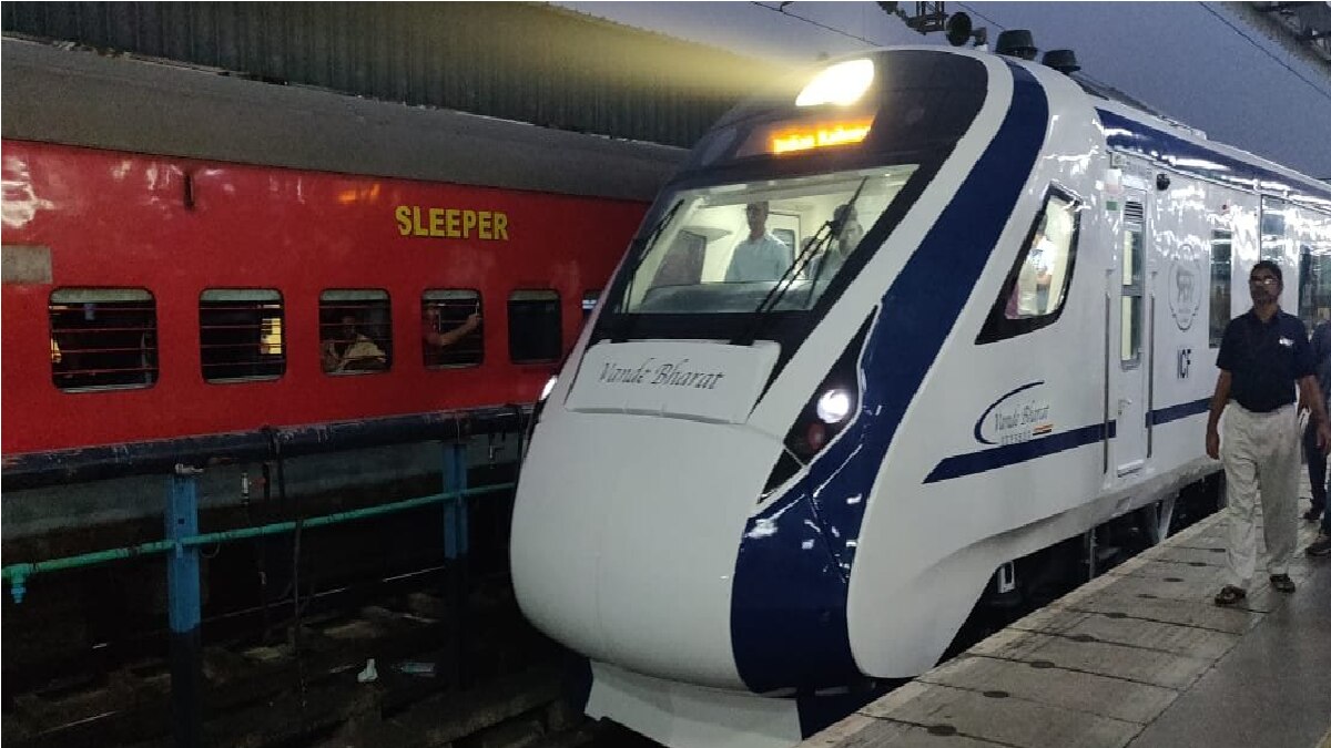 Trial Run of Fifth Vande Bharat (Pic Credit: ANI)
