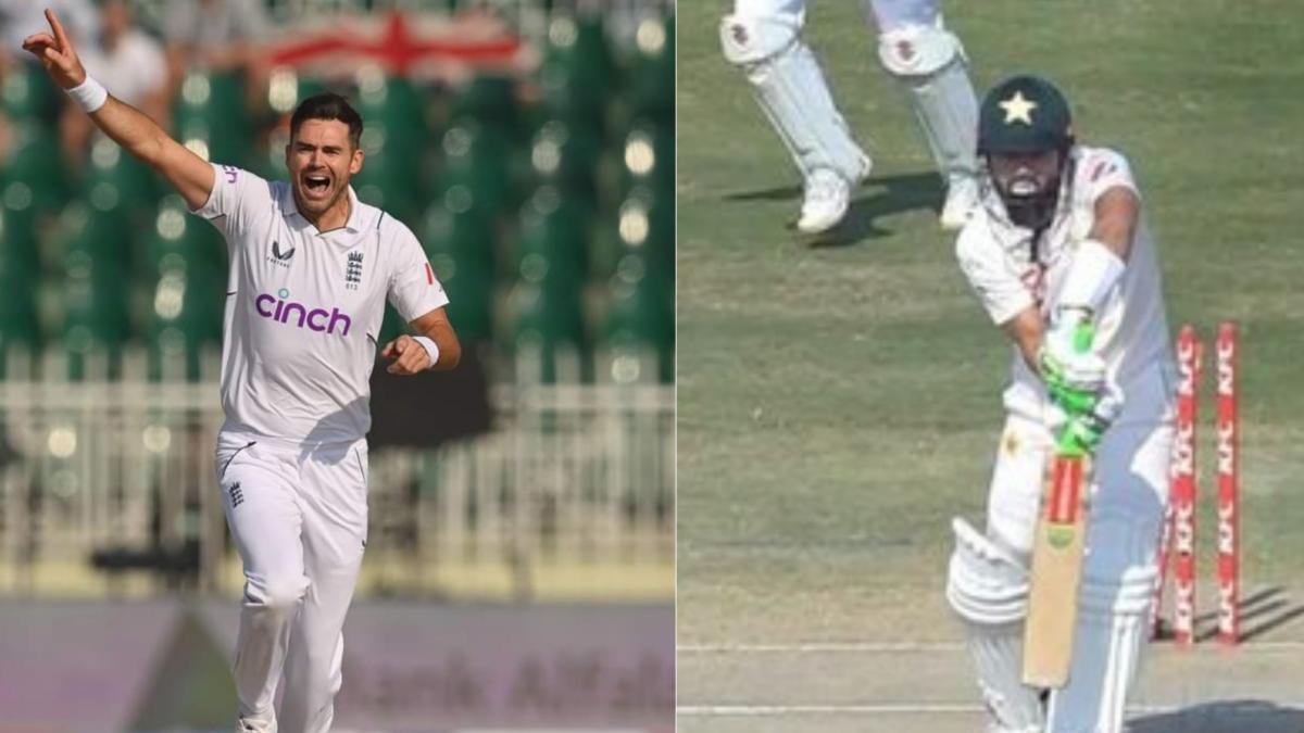 जेम्स एंडरसन ने मोहम्मद रिजवान को किया बोल्ड