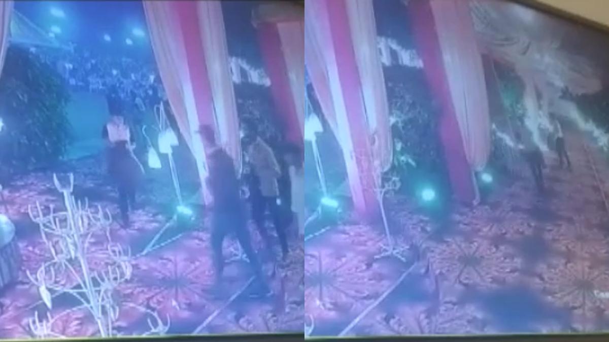 CCTV फुटेज में दिख रहा चोर 