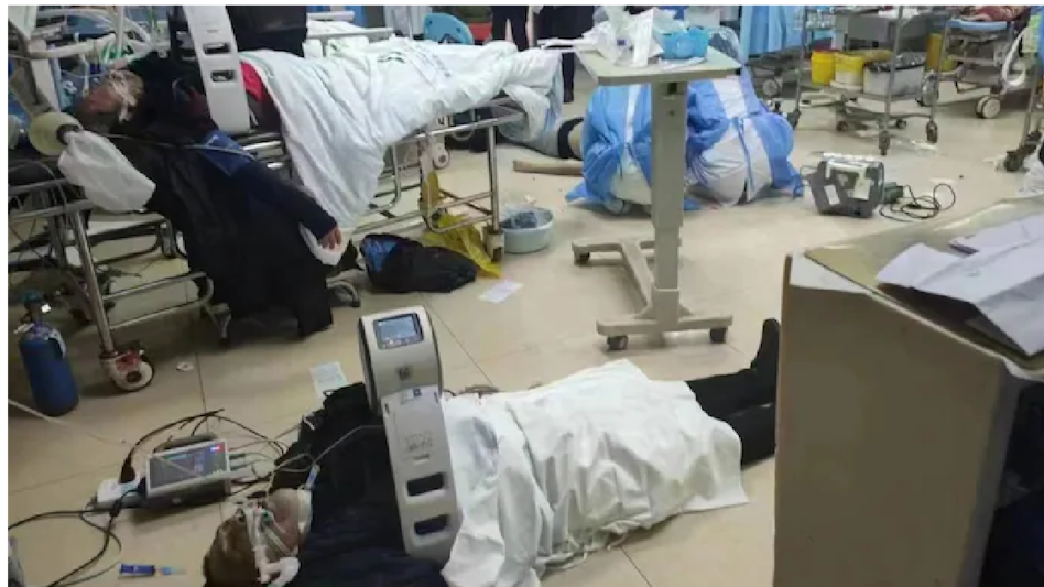 चीन में फिर कोरोना से हाहाकार! अस्पताल और श्मशान में लगी लाइन - Outcry due to Corona again in China! Line in hospital and crematorium