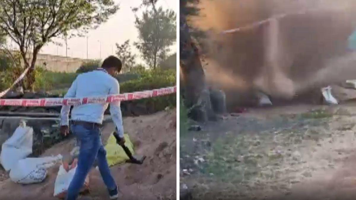 'आपके बच्चे को सरप्राइज देंगे...,' घर में चल रही थी बर्थडे की तैयारी, बाहर रेत में दबा मिला बम, Video