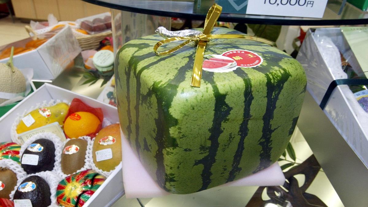 Square Watermelon( Pic credit: Getty)