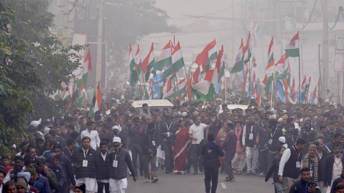 राहुल की भारत जोड़ो यात्रा (फोटो- ट्विटर)