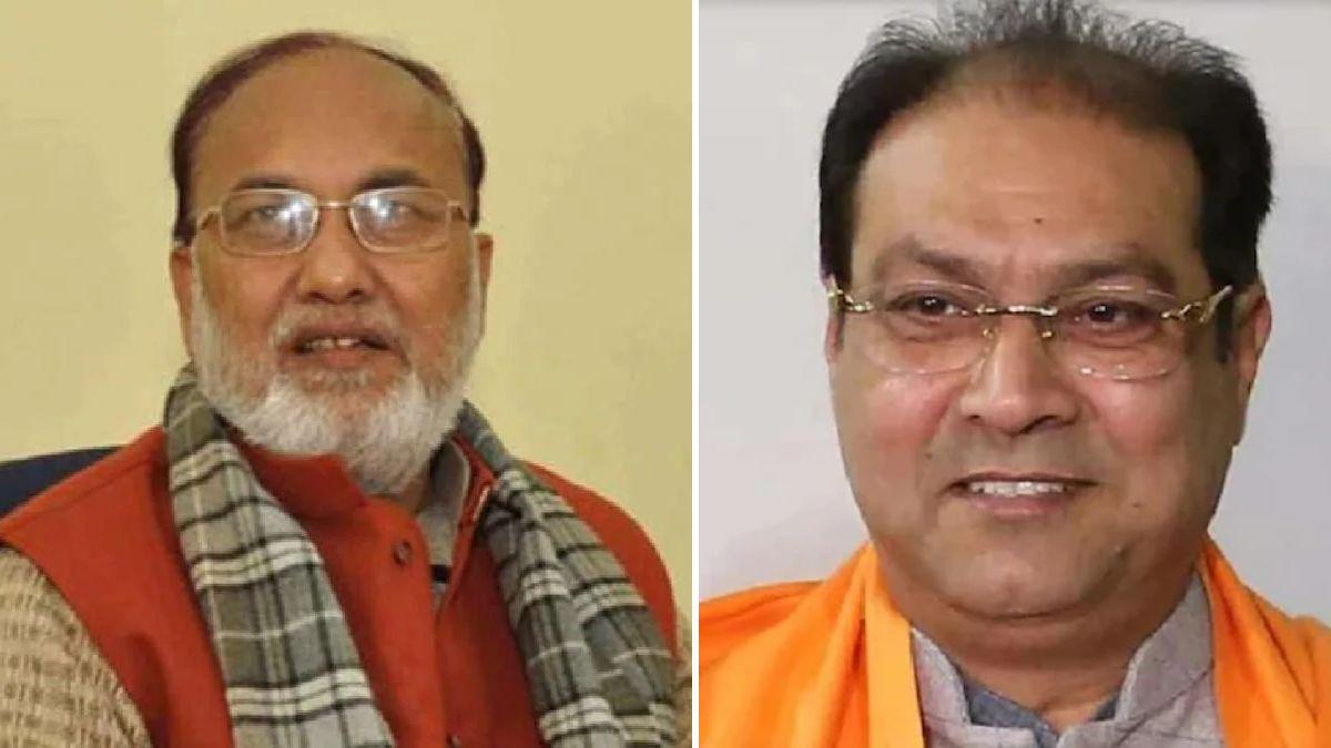 आरजेडी नेता अब्दुल बारी सिद्दीकी और बीजेपी नेता मोहसिन रजा (फाइल फोटो)