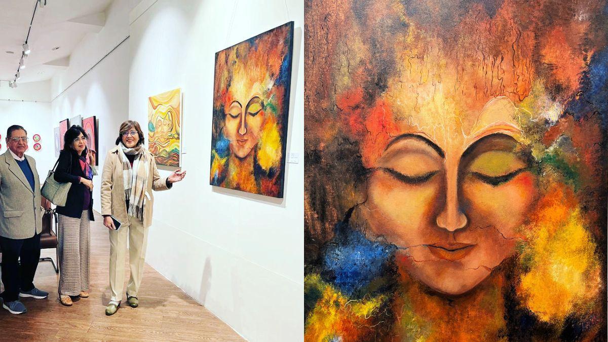 दिल्ली के मंडी हाउस स्थित ललित कला अकादमी में चल रही है प्रदर्शनी