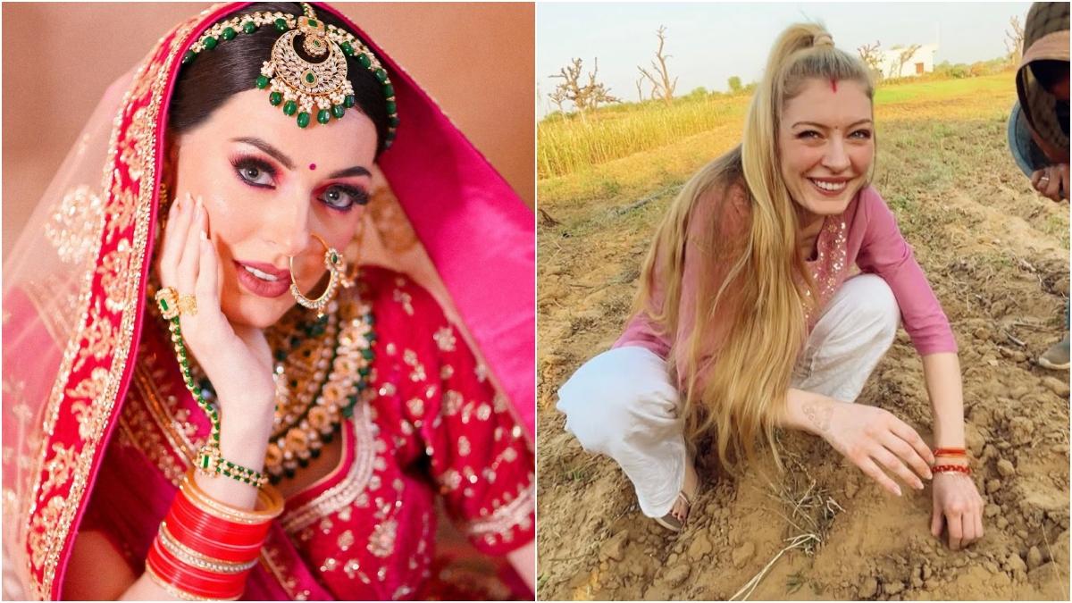 जर्मन मॉडल-यूट्यूबर जूली शर्मा