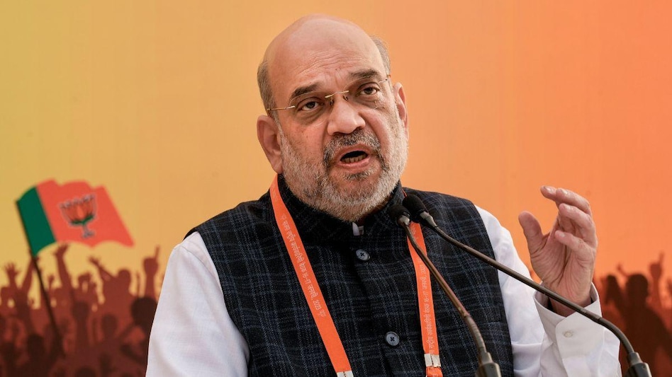 खराब मौसम की वजह से गृहमंत्री अमित शाह का हरियाणा का दौरा रद्द, फोन पर किया रैली को संबोधित - Amit Shah could not reach Haryana Gohana due to bad weather addressed