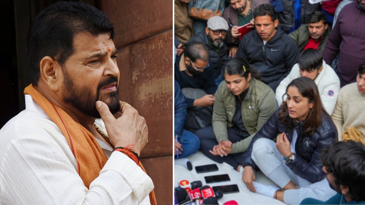  पहलवान विनेश फोगाट, साक्षी मलिक और बजरंग पुनिया समेत अन्य खिलाड़ी रेसलिंग फेडरेशन ऑफ इंडिया (WFI) के खिलाफ दिल्ली में धरना दे रहे हैं. (फोटो-PTI) 