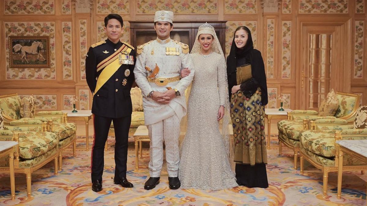 ब्रुनेई के रईस सुल्तान की बेटी ने की चचेरे भाई से शादी, शाही था इंतजाम, देखें Photos
