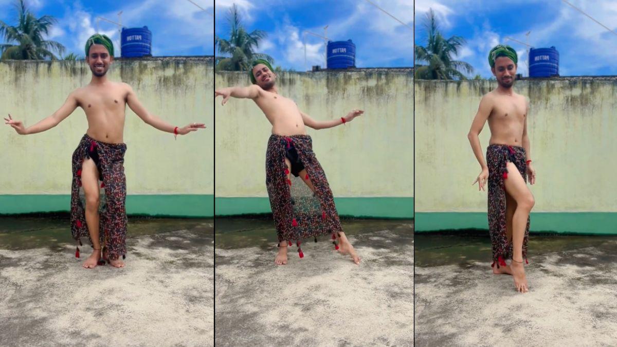लड़के ने किया दमदार बेली डांस (तस्वीर- ट्विटर)