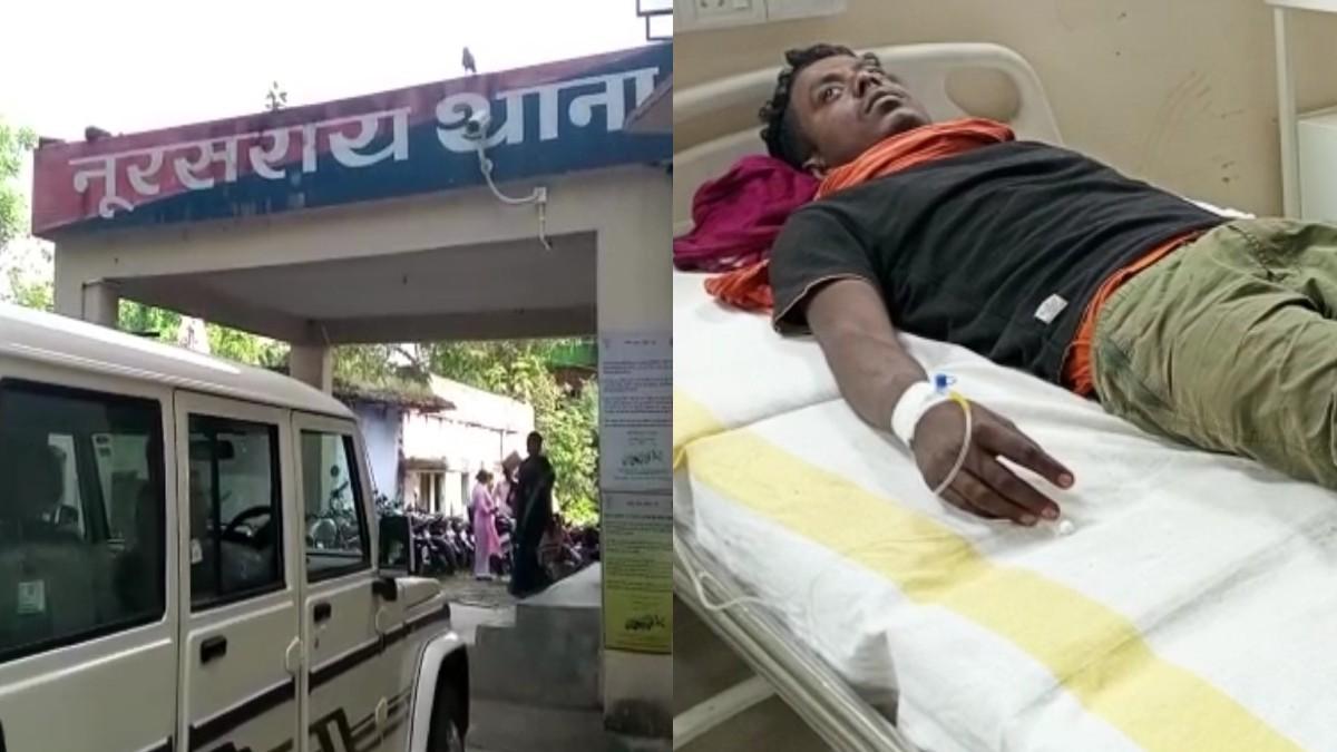 नालंदा जिले के नूरसराय थाना क्षेत्र गोलीबारी में 2 घायल