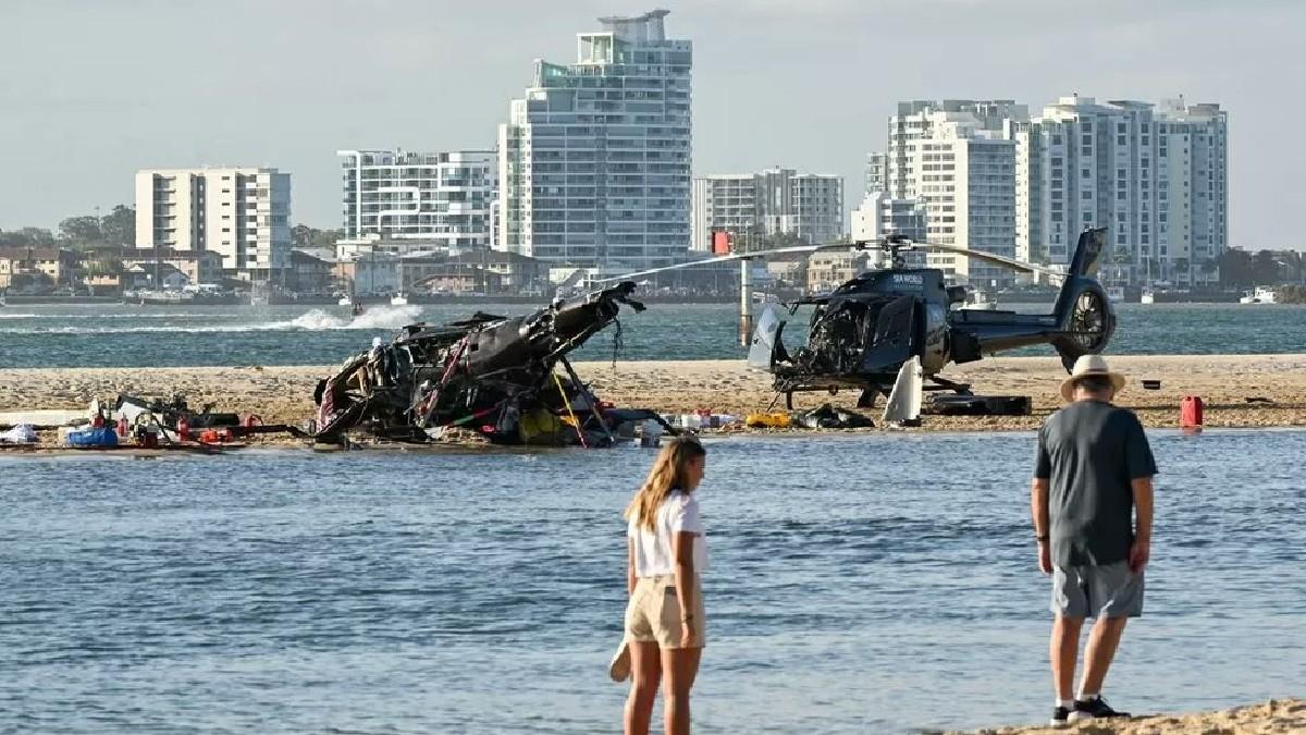 हादसा इतना भयंकर था कि हेलिकॉप्टर्स के परखच्चे उड़ गए.