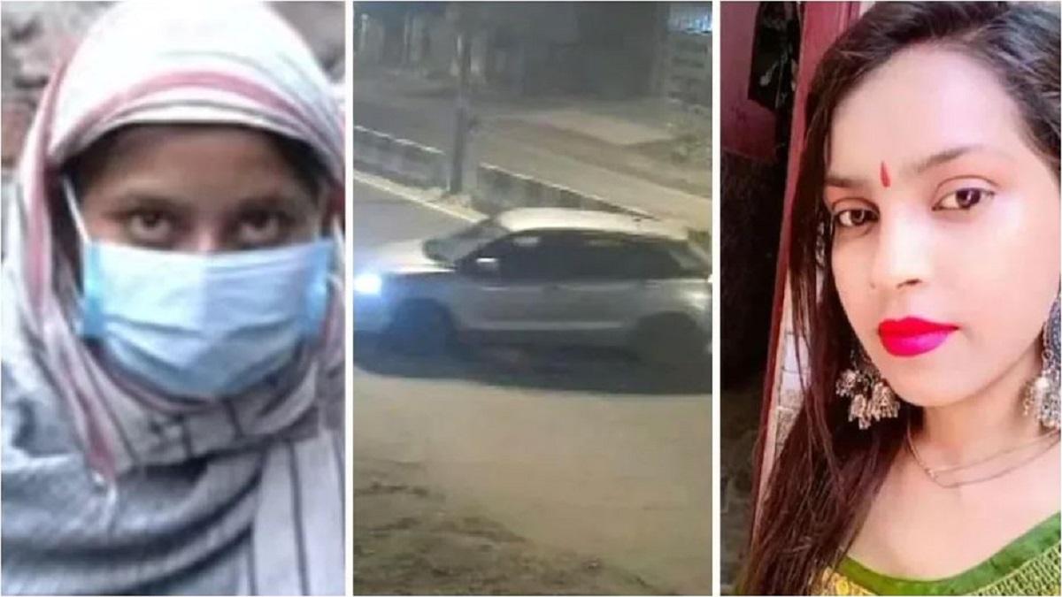 अंजलि के साथ स्कूटी में थी निधि.