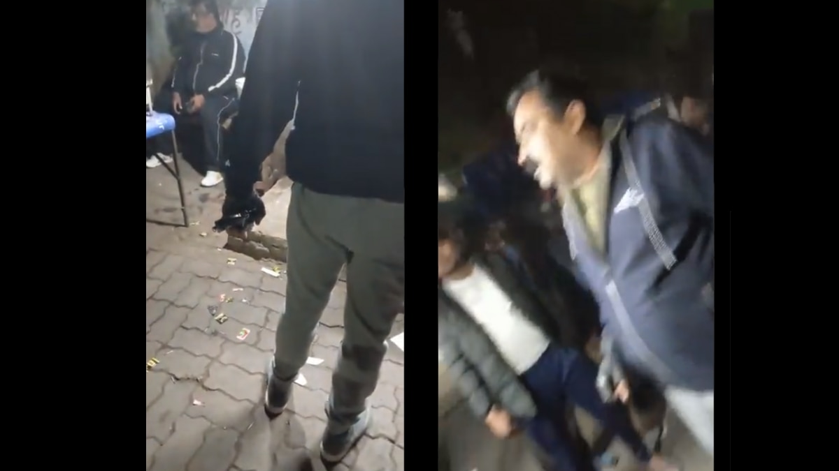 रिवॉल्वर लेकर चाय की दुकान पर पहुंचा फौजी