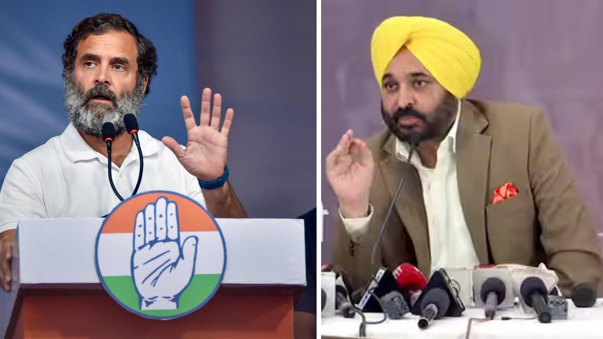 मुझे जनता ने CM बनाया और चन्नी को आपने...', राहुल गांधी के बयान पर भगवंत मान ने किया पलटवार - Punjab CM bhagwant mann replies to Rahul Gandhi on his statement regarding