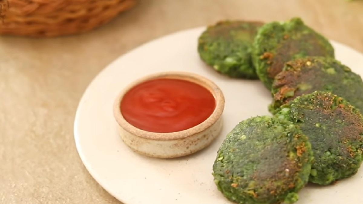 पालक कटलेट (Credit: Sanjeev Kapoor Khana Khazana Youtube)