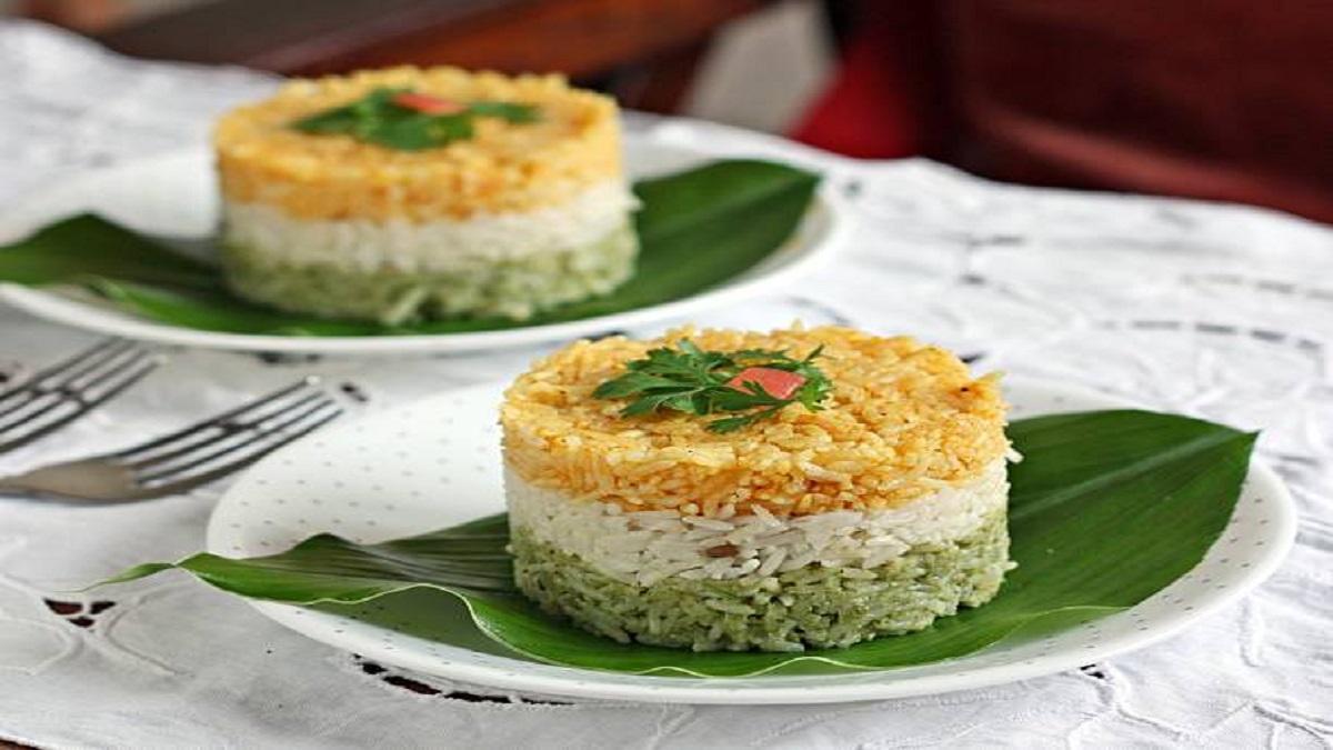 Tiranga Rice Recipe