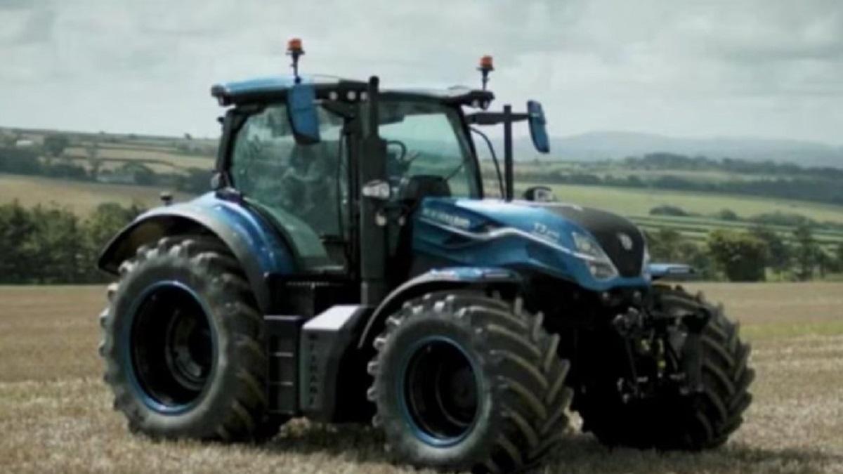 Tractor supported by cow dung