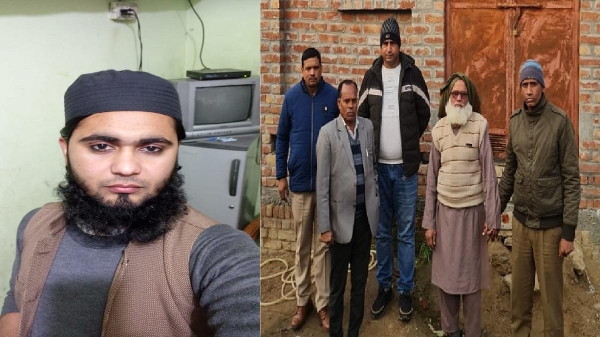 मृतक वसीन और गिरफ्तार मौलवी दिलशाद.