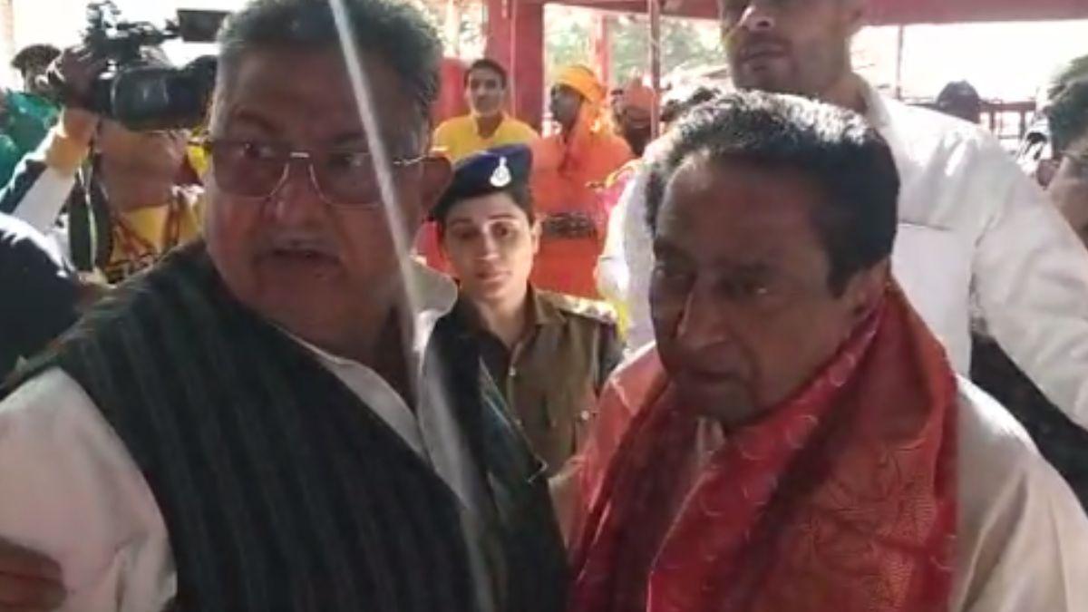 बागेश्वर धाम पहुंचे मध्यप्रदेश के पूर्व सीएम कमलनाथ 