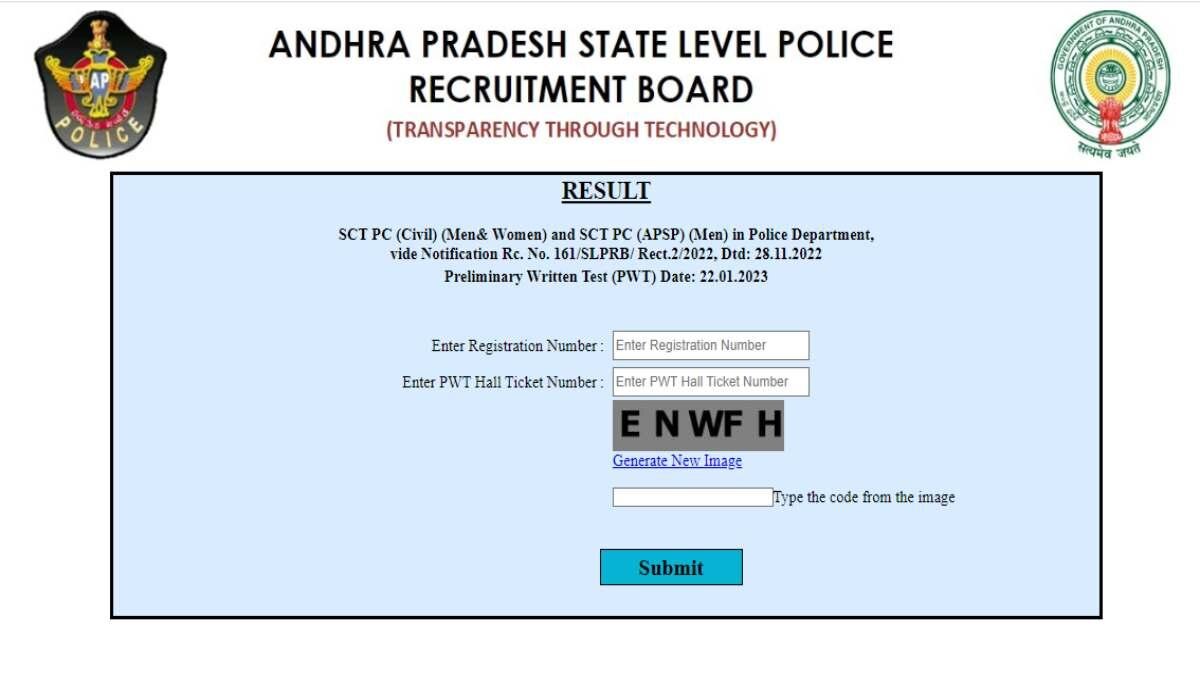AP Police Constable Result 2022