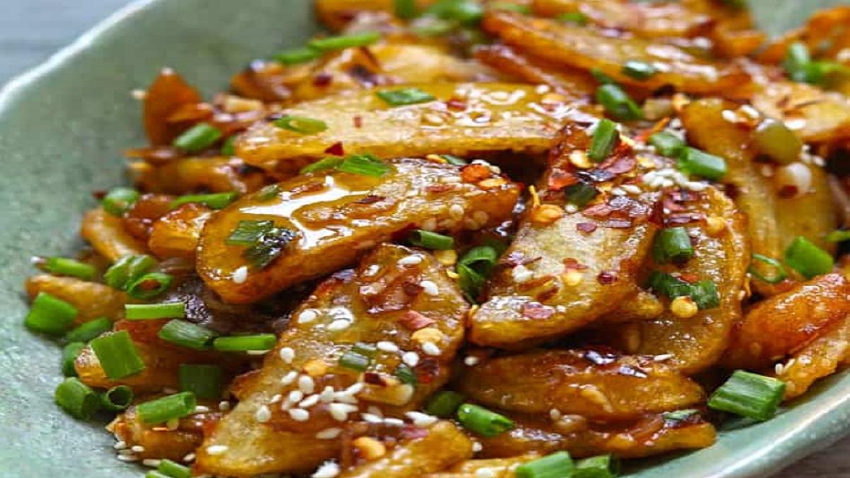 Honey chilli potato 