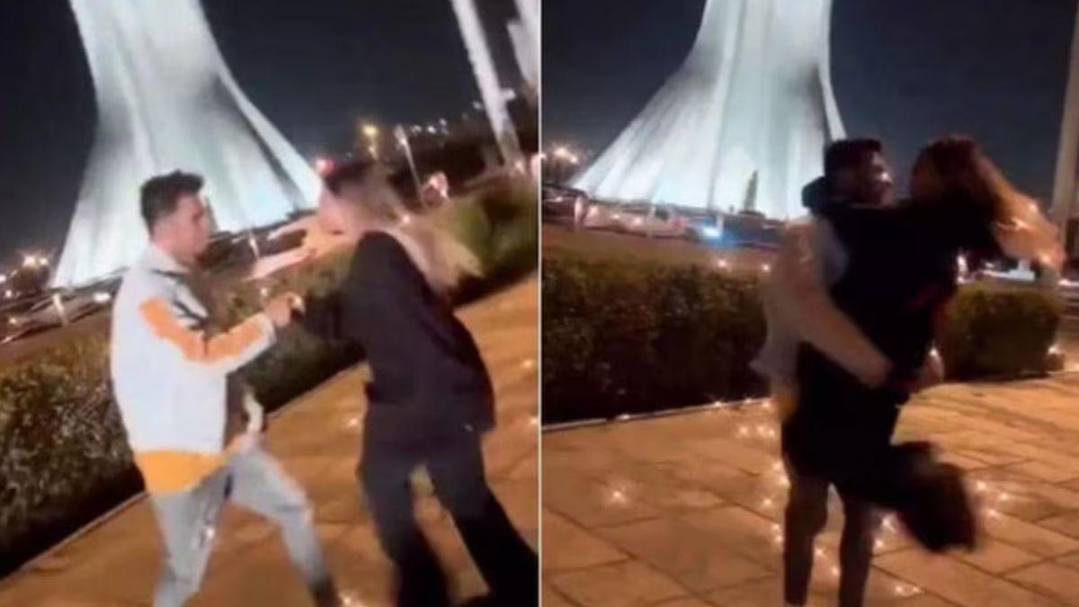 ईरान में कपल ने सड़क पर किया डांस (तस्वीर- ट्विटर)