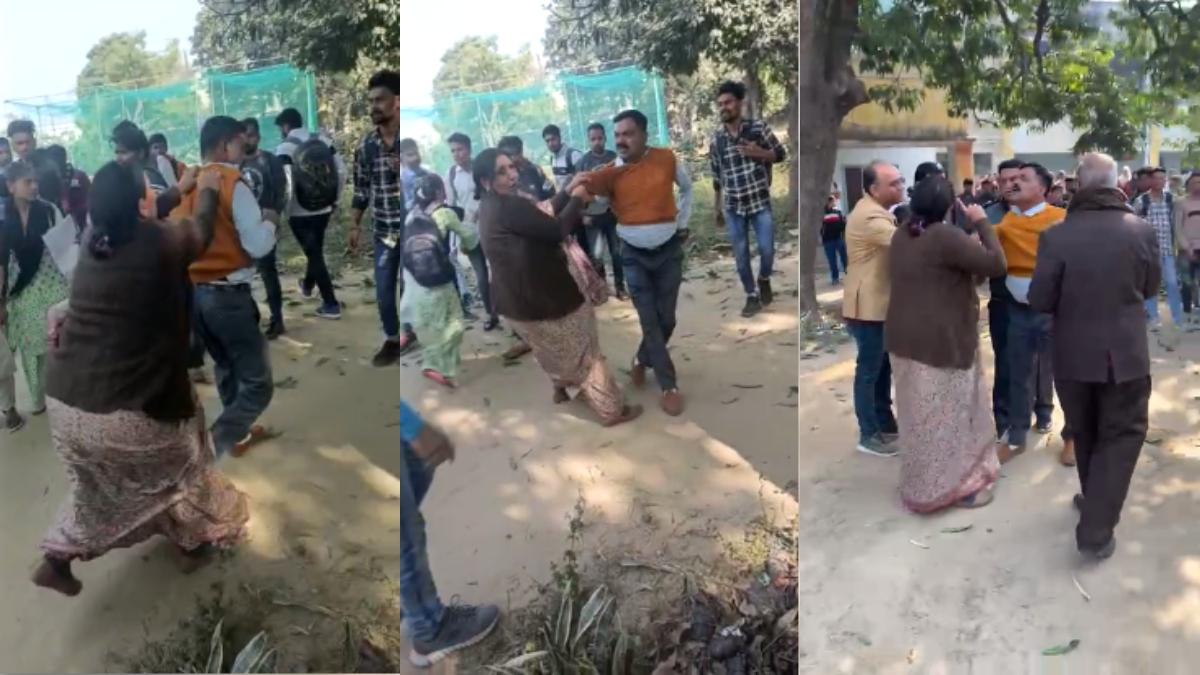 कृषक डिग्री कॉलेज में चपरासी और सचिव का हंगामा