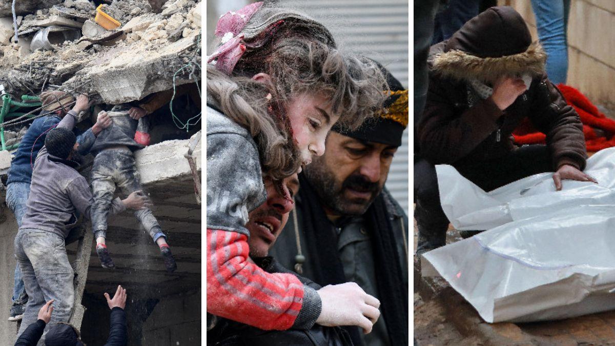 तुर्की और सीरिया में भूकंप से भारी तबाही (फोटो- AfP)