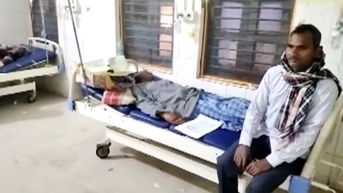 सदर अस्पताल में भर्ती मरीज. 