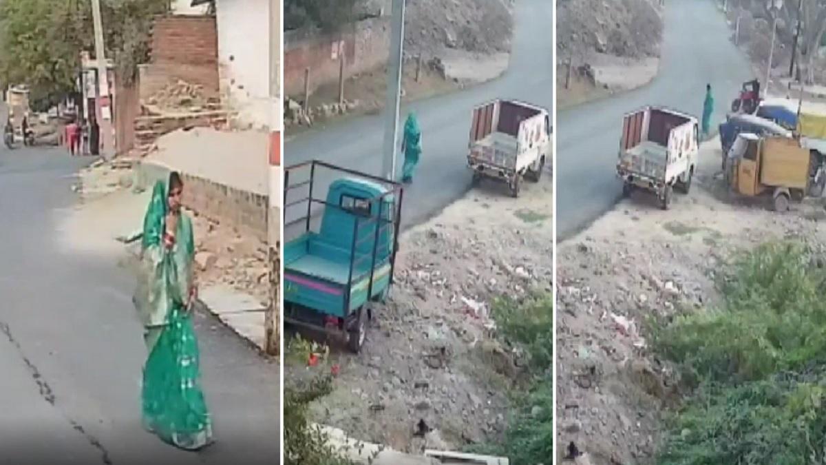 ससुरालवालों को चकमा देकर फरार हुई दुल्हन (फोटो- Video Grab).