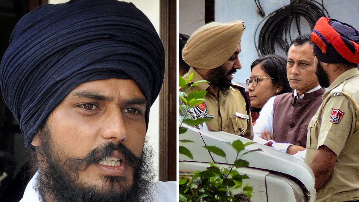 अमृतपाल सिंह के चाचा और ड्राइवर ने सरेंडर कर दिया है (फाइल फोटो-PTI)