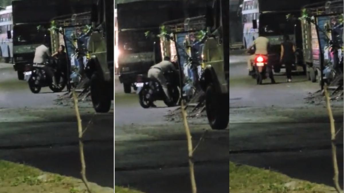 वायरल वीडियो से ली गई फोटो