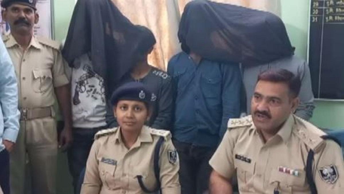 मोतिहारी में लूट और हत्या को अंजाम देने वाले 4 बदमाश चढ़े पुलिस के हत्थे