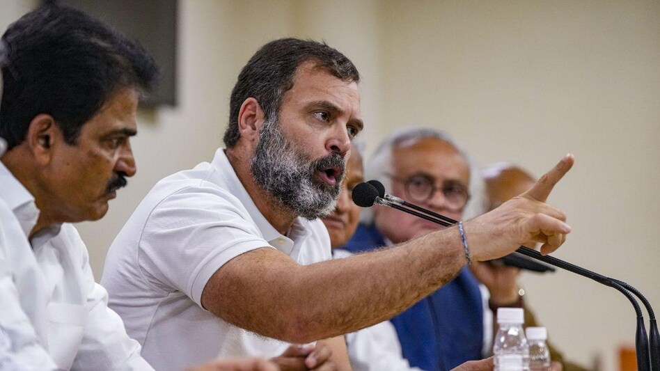 सदस्यता जाने के बाद पहली बार बोले राहुल गांधी, मोदी-अडानी के मुद्दे को लेकर केंद्र सरकार पर रहे मुखर - Rahul Gandhi PRESS CONFERENCE after losing parliament membership Ntc ...