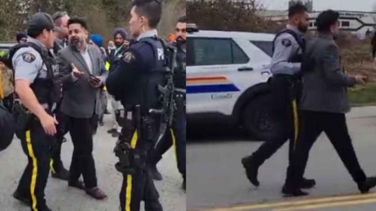 पत्रकार समीर कौशल को सुरक्षा देने के बजाए पुलिस ने उन्हें वापस भेजा (वीडियो ग्रैब)