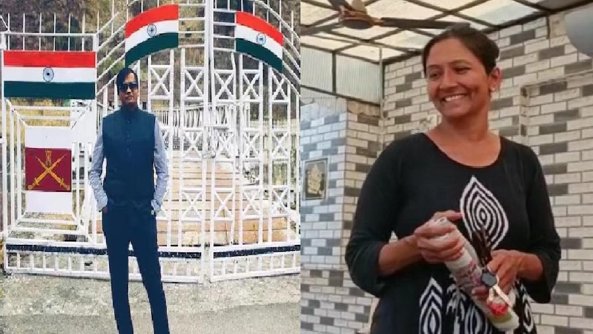 किरणभाई पटेल और उसकी पत्नी.